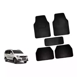 Auto Pearl CMBK187 Polyester Standard Mat for Maruti Xylo (Black)-image-56