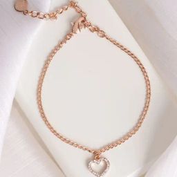 Joker & Witch The Party Edit Bits Of Love Rose Gold Charms Bracelet-29