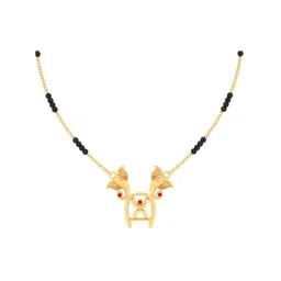 P.C. Chandra Jewellers 14k Yellow Gold Lightweight Lord Ganesha Mangalsutra Necklace-image-14