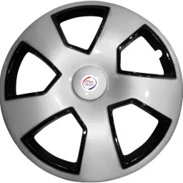 Auto Pearl ScSB07_R17 inch (432 mm) Press Type Wheel Hubcap with Retention Ring Glossy Silver Black Wheel Cover for MAHINDRA XUV500 W417 cm-image-88