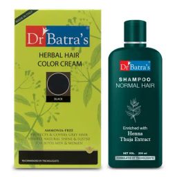 Dr. Batra's Herbal Hair Color Cream Black & Normal Shampoo-image-54