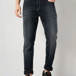 celio celio* Navy Regular Fit Lightly Washed Jeans-picture-32