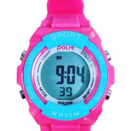 FunBlast Alarm with Digital Dial Wrist Watch - Pink-25