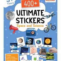 400+ Ultimate Stickers Book - Space and Science for 3+ Years Kids-image-89