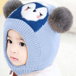 SYGA Wool Knitted Cap - Sky Blue-image-15