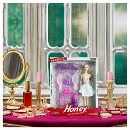 Yunicorn Max White Angel Doll with Make up Acc- Multicolor Height - 35 cm-5