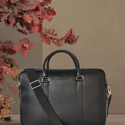 Police Men Leather Laptop Bag-29