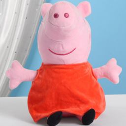 Peppa Pig & George Combo Plush Soft Toy Pack of 2 Blue & Red- Height 30 cm image 2