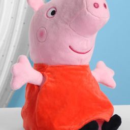 Peppa Pig & George Combo Plush Soft Toy Pack of 2 Blue & Red- Height 30 cm image 4
