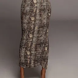 LULU & SKY Animal Printed Straight Midi Skirts-48