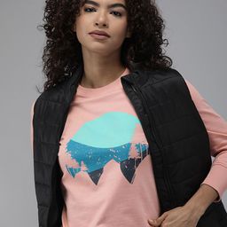 Wildcraft Women Printed Pure Cotton Sweatshirt-image-51