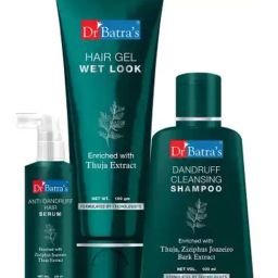 Dr. Batra's Dandruff Cleansing Shampoo, Hair Gel & Anti Dandruff Hair Serum-4