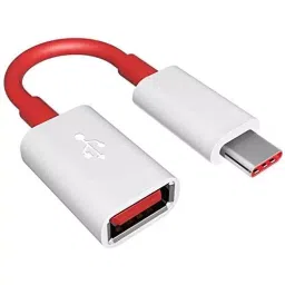 PremiumAV USB 3.0 to Type-C OTG Adapter Cable Male to Female Connector for Smartphones, Tablets, Laptops & USB-C Devices White & Red-40