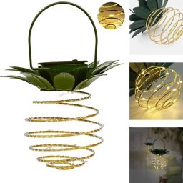 Hanging Pineapple Decorative Solar Light 60LED Solar Lanterns Outdoor Waterproof For Backyard, Porch, Patio, Table, Yard, Balcony, Plants, Teepee, Lawn, Pathway, Warm Light, Pack Of 1 - RS5852Hanging Pineapple Decorative Solar Light 60LED Solar Lanterns Outdoor Waterproof For Backyard, Porch, Patio, Table, Yard, Balcony, Plants, Teepee, Lawn, Pathway, Warm Light, Pack Of 1 - RS5852-15