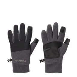 Columbia Cloudcap Fleece City Grey Heather & Black Color Block Gloves - Small-image-14