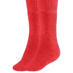 MUKHAKSH Red Cotton Socks-picture-18