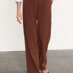 NEXT Women Striped High-Rise Pleated Trousers-image-60