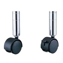 AS ONE 6Cm Diameter Resin Caster Caster Twin wheel Caster Size, 61-66-6-1 (Set of 4 Piece)-picture-32