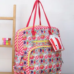 ROSADA Printed Lightweight Waterproof Diaper Backpack-48