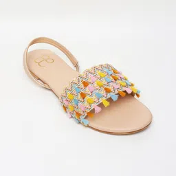 GLAM STORY Women Ethnic Open Toe Flats-image-47
