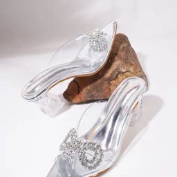 The White Pole Women's Silver Casual Sandals-image-75