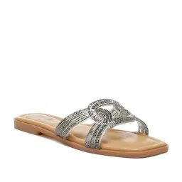 London Rag Women's Black Casual Sandals-image-1