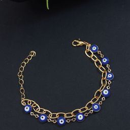 V FASHION JEWELLERY Women Gold-Plated Link Bracelet-image-70