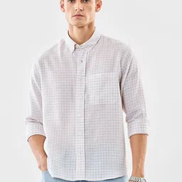 Snitch Grid Tattersall Checked Long Sleeves Shirt-picture-32