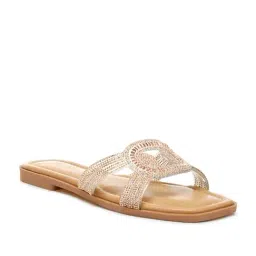 London Rag Women's Rose Gold Casual Sandals-image-3