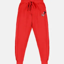 Kiddopanti Kids Red Embellished Trackpants-image-39