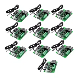 Nutronics 50~100° C Operating Temp 3 Digit 7 Segment Digital Temperature Controller, W1209 (Pack of 10 )-38