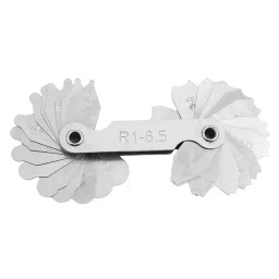 illuminate Alloy Steel Radius Gauge for Concave and Convex Surfaces (R-7, 5-15 mm), 0323BJEM0M5-35
