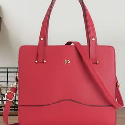 Martucci Structured Shoulder Bag with Applique-6