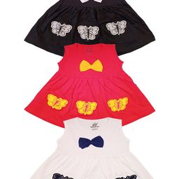 KidzzCart Embroidered Fit & Flare Dress-image-8