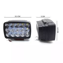 Cartronics 15  LED Fog Light With On/Off Switch for ATHER 450 (Set of 2 Pcs) image 2