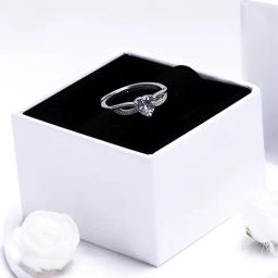 GIVA 92.5 Sterling Silver Infinity Heart Ring for Women-image-65