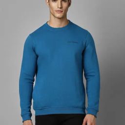Louis Philippe Blue Regular Fit Sweatshirt-picture-29