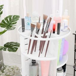 Aura White 360 Rotating Makeup Organiser-54