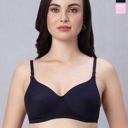 Eden Pack Of 2 Full Coverage Cotton Bra-18