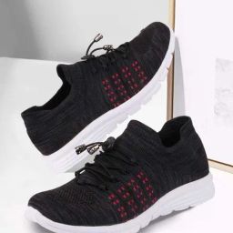 Fausto Men's Black Running Shoes-picture-31