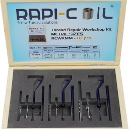 Cuthard RCWKMM5 Thread Repairing Workshop Kit (M5+M6+M8) - 87 Pcs (Rapi-Coil) image 2
