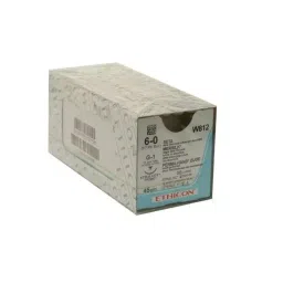 Ethicon NW5012 Mersilk 6-0 Black Braided Suture1 Size 38 cm (Pack of 12)-11