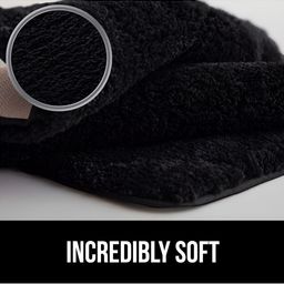 GBL COLLECTION Black Cotton Water Resistant Floor Mat-image-29