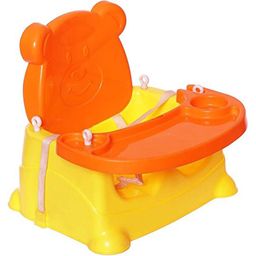 Goyals 6 in 1 Baby Booster Seat Cum Swing with Feeding Tray - Orange Yellow-image-93