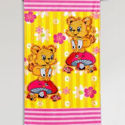 Sassoon Cartoon Printed Medium Cotton Bath Towel in 300 GSM for Kids Jump & Fly High- Pink-image-73