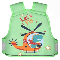 NEW COMERS Kids Safety Belt For Two Wheeler With Reflective Strips -Green-22