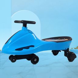 Kidsmate Drift Swing Car for Kids - Ride-On Toy with PU Wheels, Non-Slip Pedals, and 360° Rotating Steering For Easy Navigate the Car for Ages 3 and Up -Blue-21
