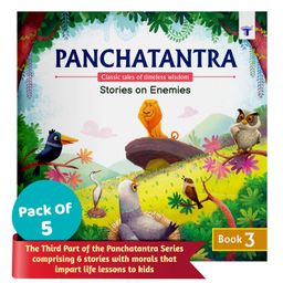 Panchatantra Kids Story Book in English - Stories of Enemies | Book 3| Pack of 5-image-71