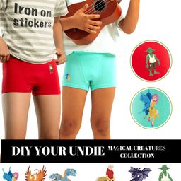 THE COVER UP PROJECT Pack Of 2 DIY Boxers - Red & Light Blue-image-15
