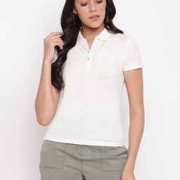 Miss Grace Women Polo Collar T-shirt-image-50